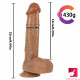 8.66in real looking g spot clitoris orgasm dildo with blue veins