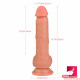 8.7in big anal dildo dual layer silicone masturbation sex toy