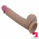 8.86in realistic glans flesh body dildo with blue veins