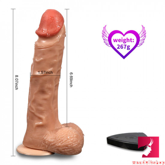 8in waterproof 20 vibrating modes usb charging dildo