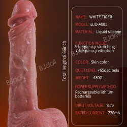 9 inch realistic wireless remote control vibrating dildo