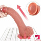 9.06in curved silicone dildo artificial penis toy for adult women