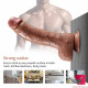 9.25in realistic men penis dildo soft suction cup sex toy