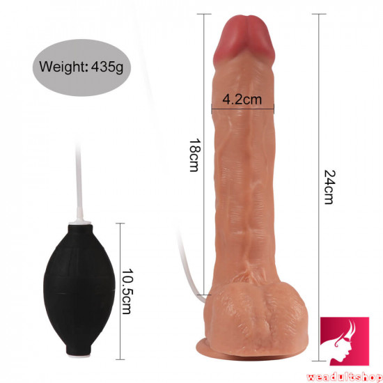 9.44in cumming dildo sex toy for pleasure and spraying