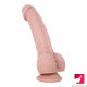 9.45in liquid silicone dildo with powerful suction cup for adult