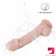 9.45in liquid silicone dildo with powerful suction cup for adult