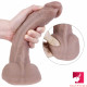 9.45in powerful suction cup smooth dildo sex toy for men