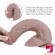 9.45in powerful suction cup smooth dildo sex toy for men