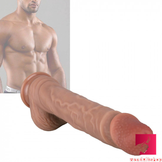 9.45in silicone dildo with sucker sex toy for adult guys