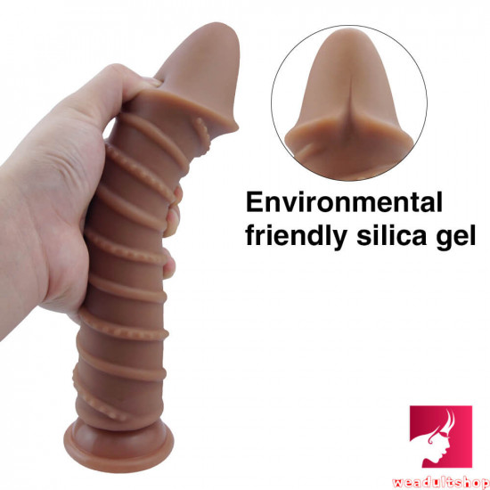 9.65in spiral cord high quality new style dildo sex toy