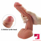 9.84in double layer silicone dildo masterbation sex toy