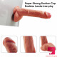 9.84in double layer silicone dildo masterbation sex toy