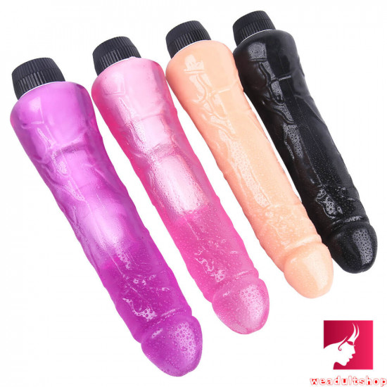 9.84in realistic 7 vibrating modes dildo sex toy for women