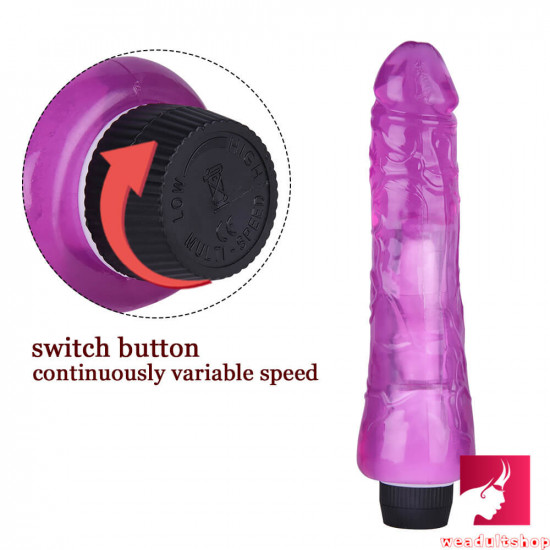 9.84in realistic 7 vibrating modes dildo sex toy for women