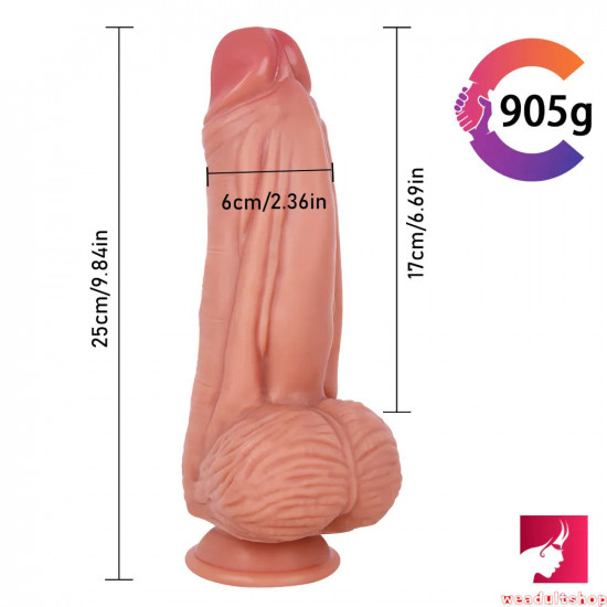 9.84in teens playing large thick dildo adult sex toy for woman