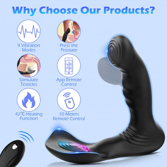elizabeth - app control prostate massager