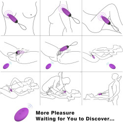 ada - silicone bullet egg vibrator remote