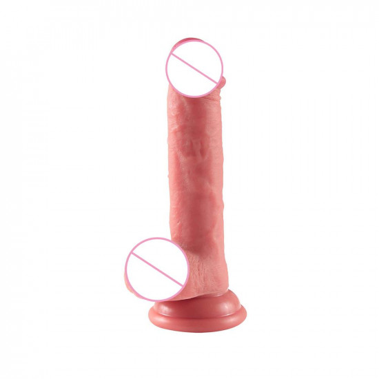 adisson - lifelike silicone dildo with suction cup 5 inch