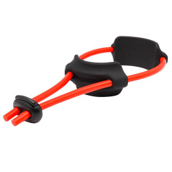 adjustable soft silicone ball stretcher scrotum bondage penis ring