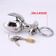 adjustable stainless steel locking anal anchor plug