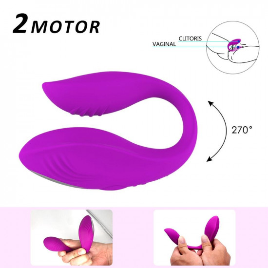 aixiya snake remote control wearable 2 motors vibrator