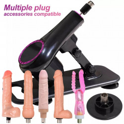 anal sex machine portable with 5 accessories