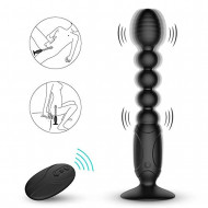 anal vibrator prostate massager butt plug with suction cup