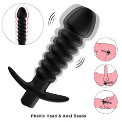 anal vibrator stimulator butt plug wand massager