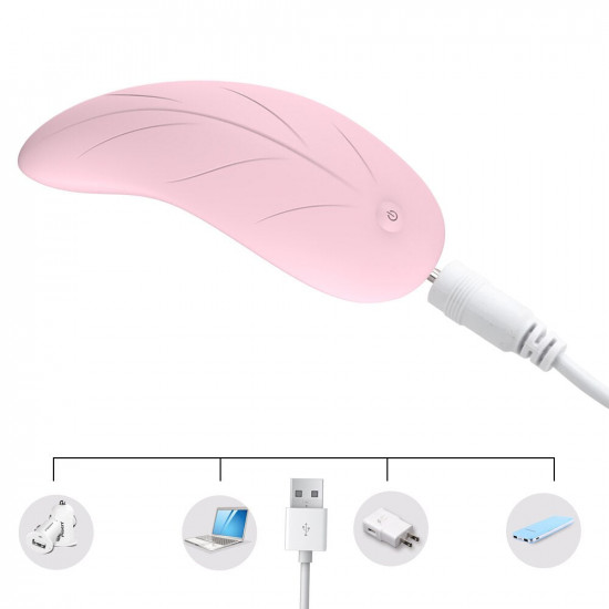 app invisible wearable wireless remote control leaf design vibrator