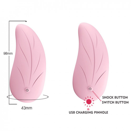 app invisible wearable wireless remote control leaf design vibrator