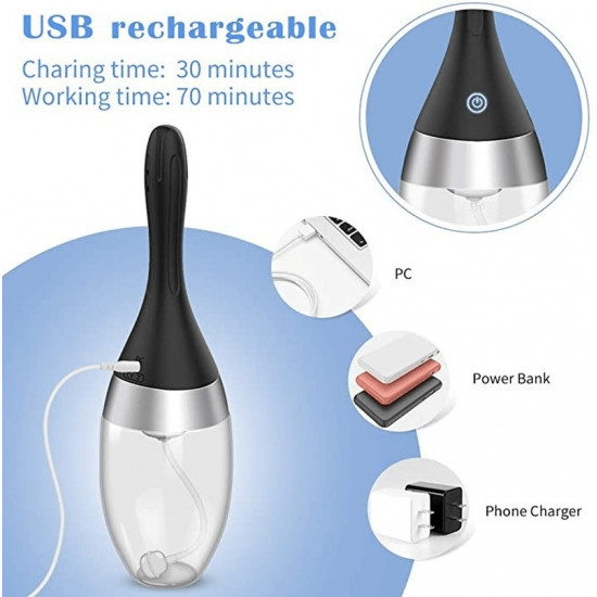 automatic enema electric enema bulb for anal clean automatic enema electric enema bulb for anal clean