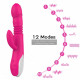 automatic heating thrusting dual motors vibrators for women