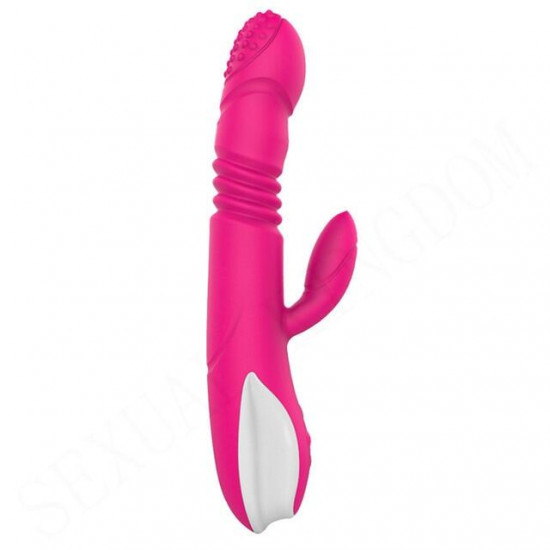 automatic heating thrusting dual motors vibrators for women