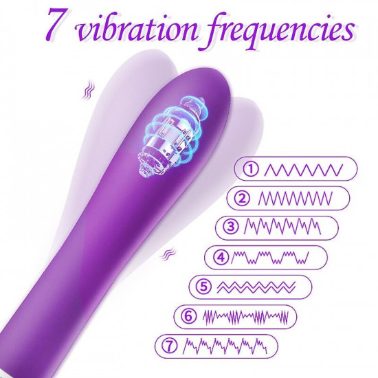automatic passion vibrating 7 frequencies modes vibrator