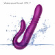 automatic telescopic rotation heating vaginal massage vibrator