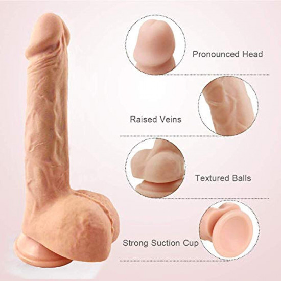 wife suction cup dildo soft realistic automatic vibrator wife suction cup dildo soft realistic automatic vibrator