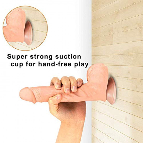 wife suction cup dildo soft realistic automatic vibrator