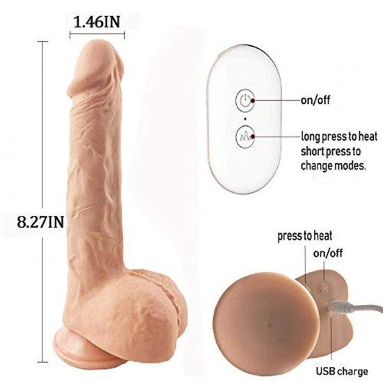wife suction cup dildo soft realistic automatic vibrator wife suction cup dildo soft realistic automatic vibrator
