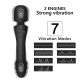 av wand double heads waterproof heating vibrator