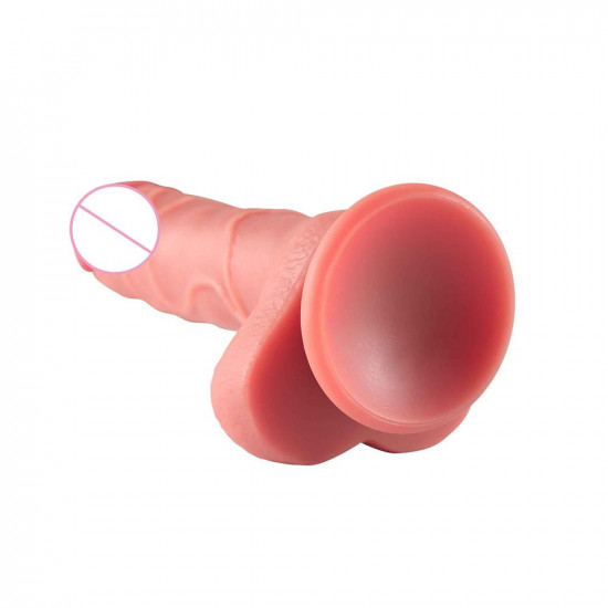 beast- silicone cyberskin dildo with suction  5 inch