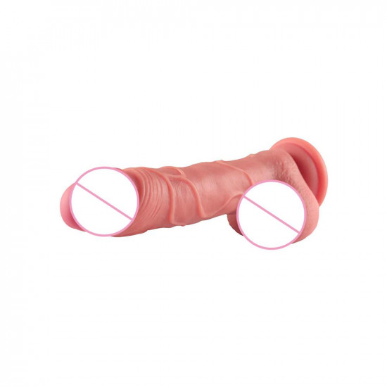 beast- silicone cyberskin dildo with suction  5 inch