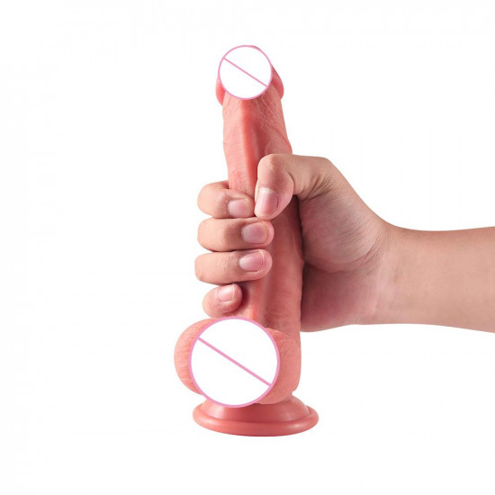 beau - realistic silicone wall dildo 6.5 inch