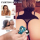 Adutoys bell jeweled butt plug with chain