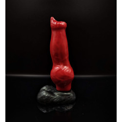 6.50 inch bernard | animal dildo - dog dildo - fantasy dildo - knot dildo