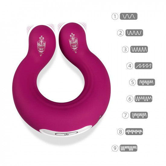 berry - couple's cock ring clit vibrator