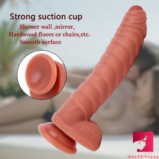 big small silicone scaly caterpillar odd cobra dildo sex toy