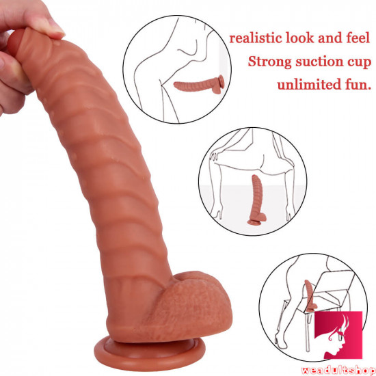 big small silicone scaly caterpillar odd cobra dildo sex toy