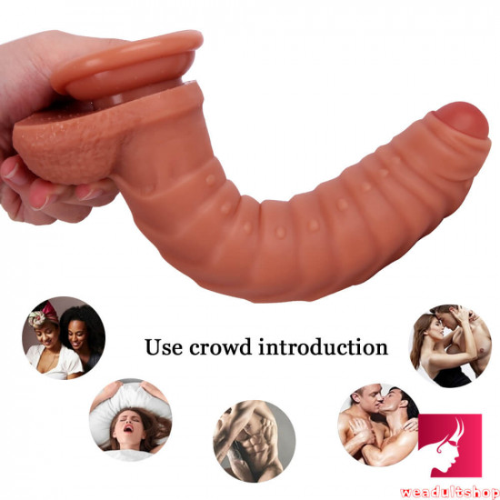 big small silicone scaly caterpillar odd cobra dildo sex toy