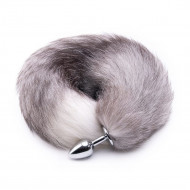 gray anal fox tail 16