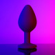 blue gem purple silicone butt plug blue gem purple silicone butt plug